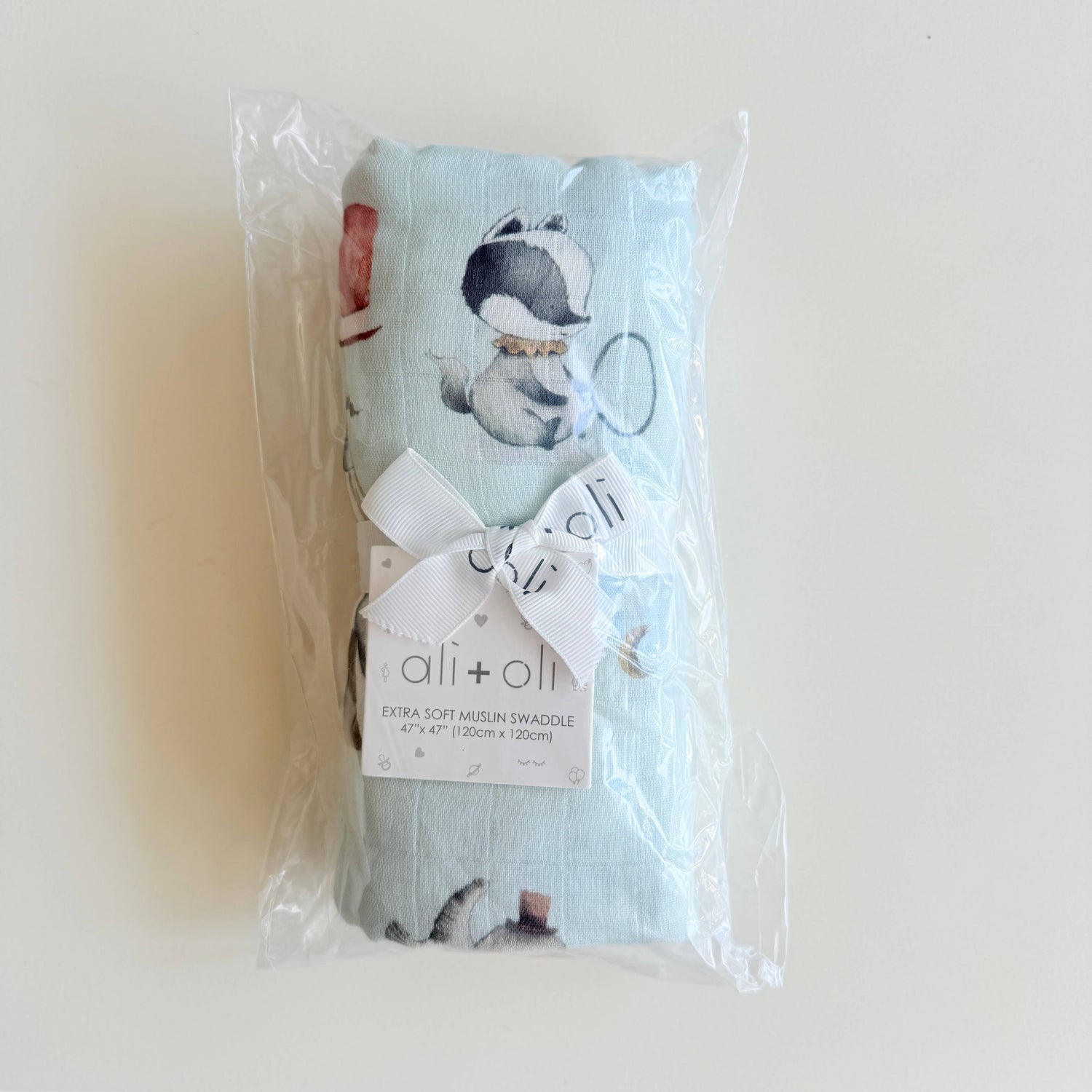 Circus Bamboo Muslin Swaddle Blanket