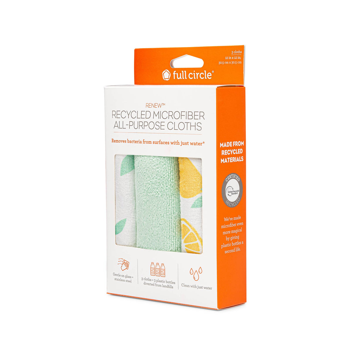 Renew Recycled All-Purpose Microfiber Cloths