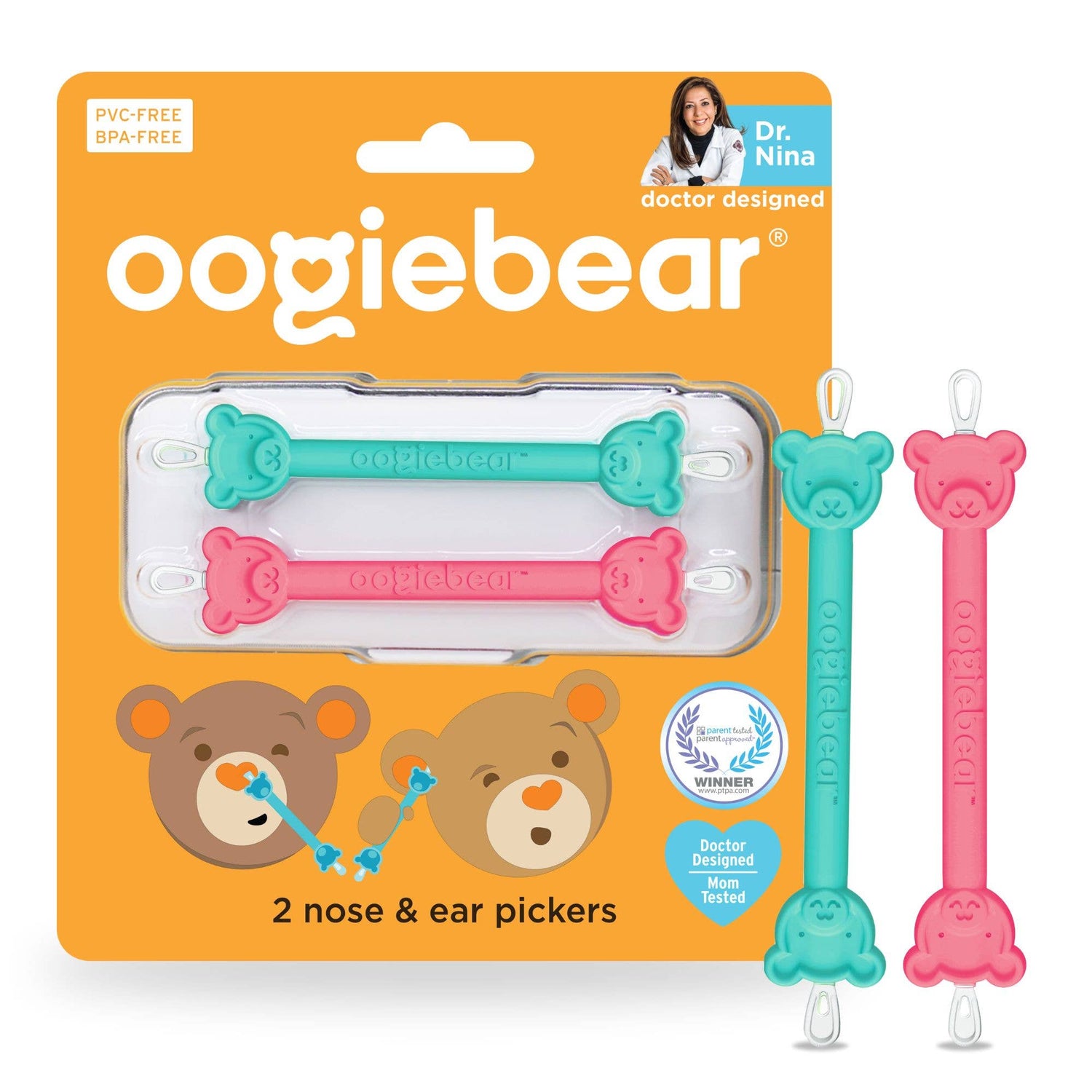 Oogiebear baby booger and ear wax picker