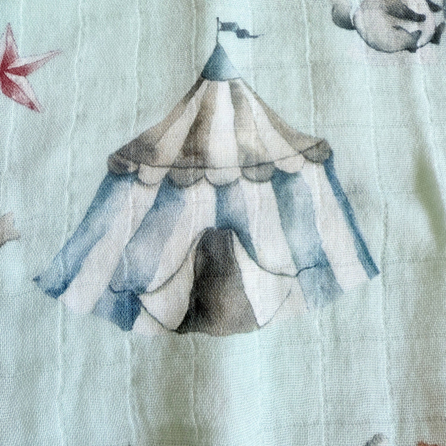 Circus Bamboo Muslin Swaddle Blanket