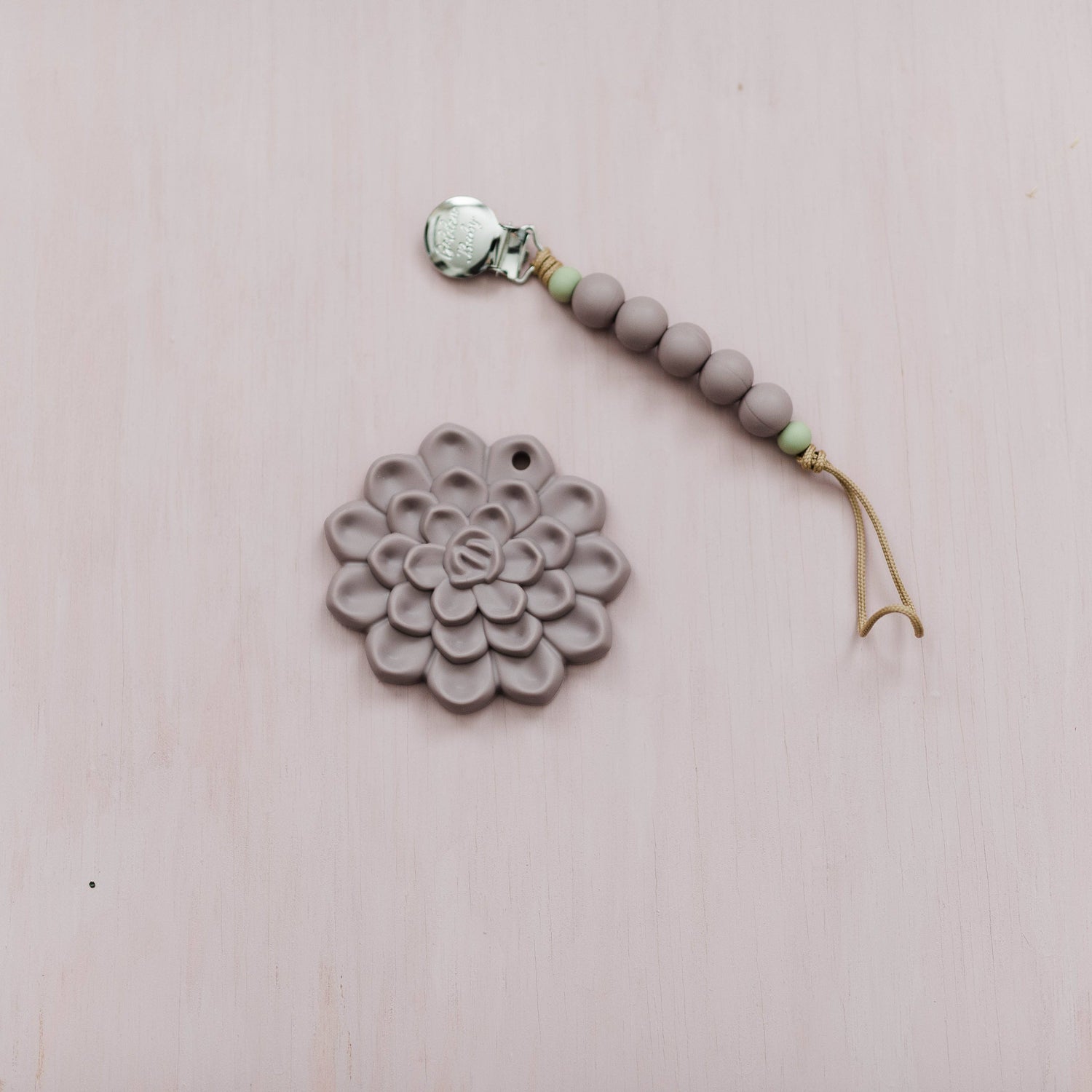 Succulent Teether & Clip Set