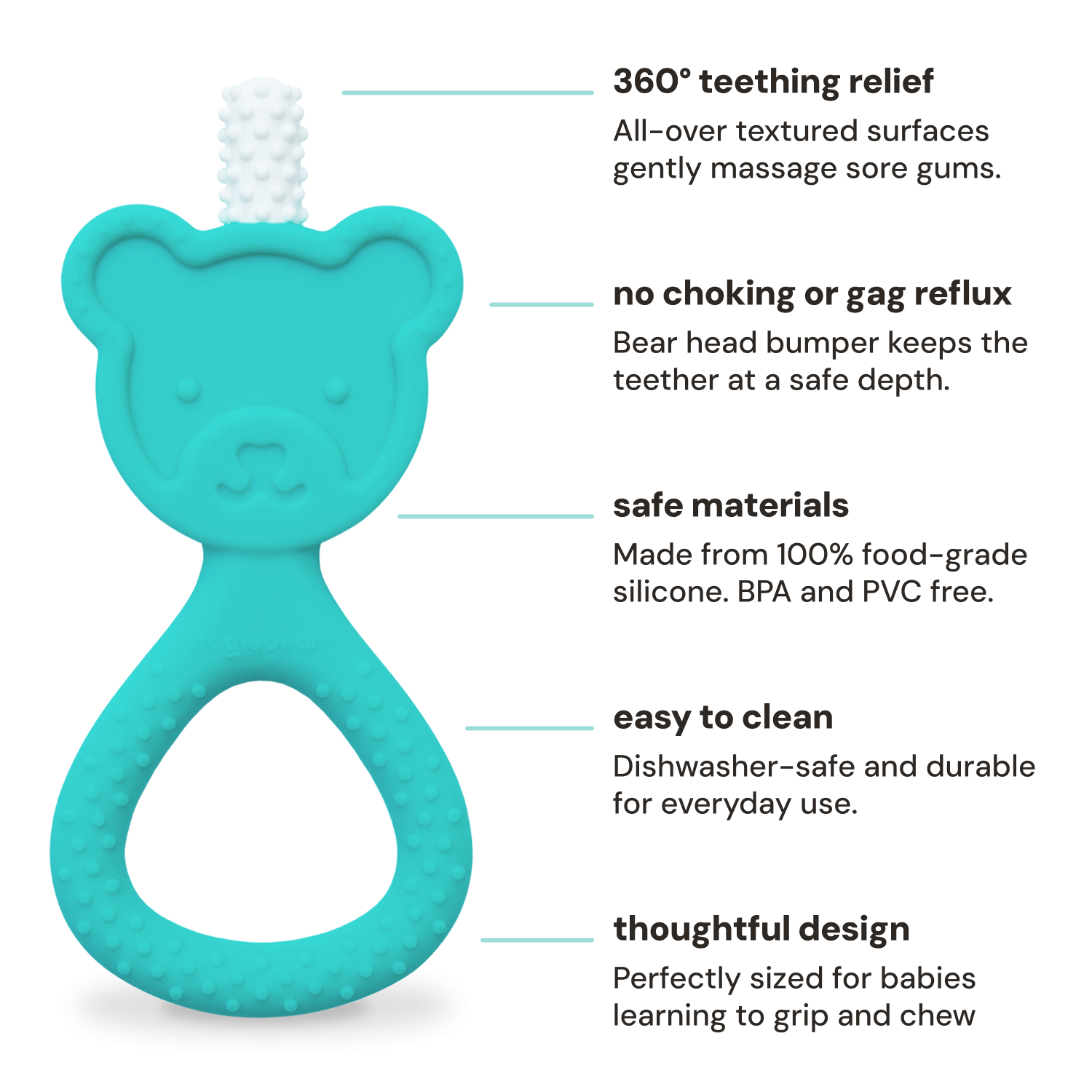Oogiebear 360˚ baby teether