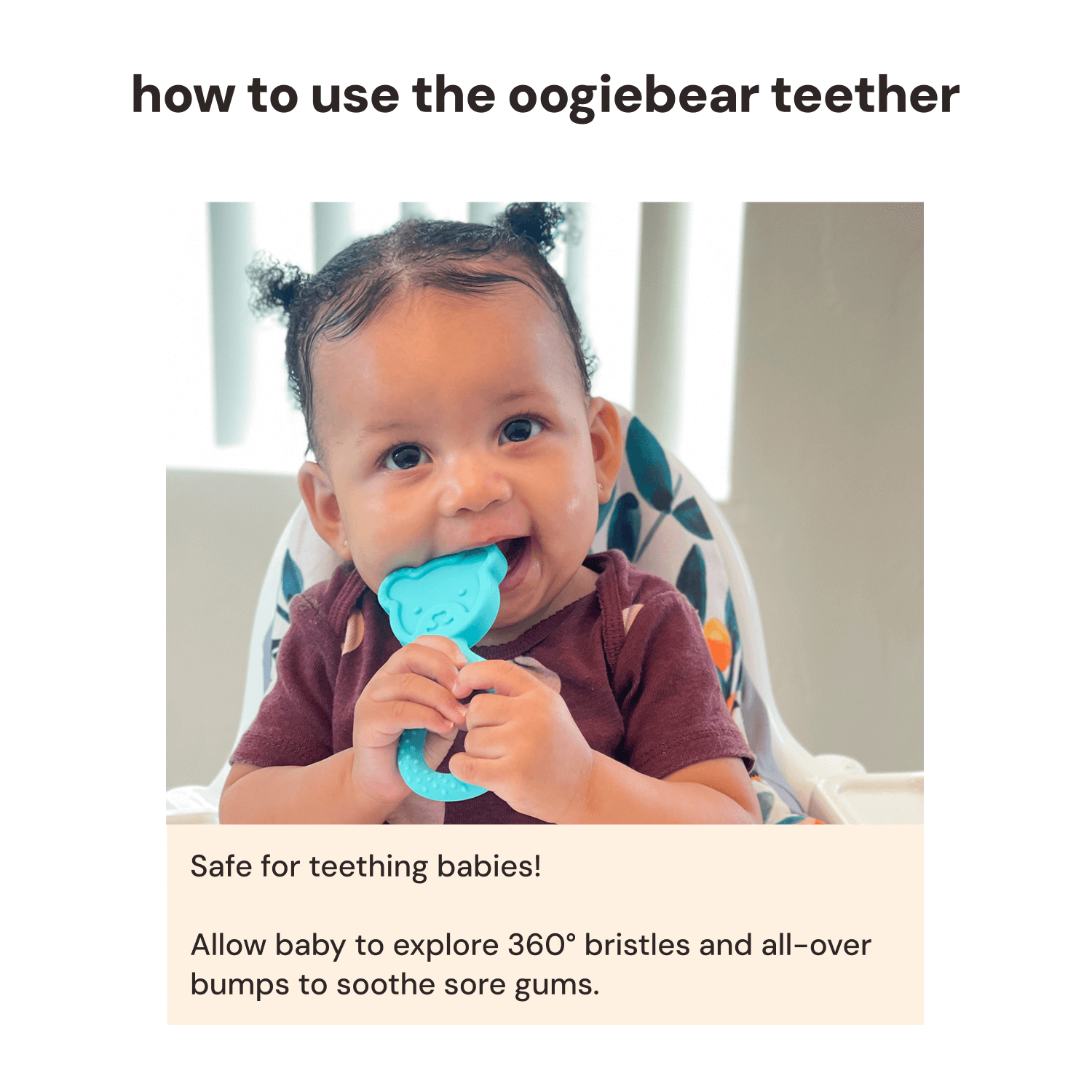 Oogiebear 360˚ baby teether