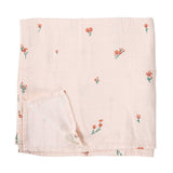 Petite Posies Bamboo Muslin Swaddle Blanket