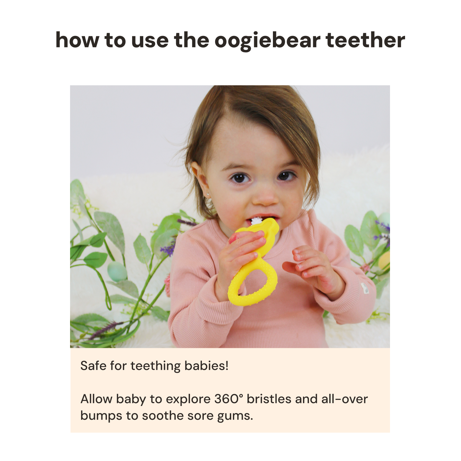 Oogiebear 360˚ baby teether