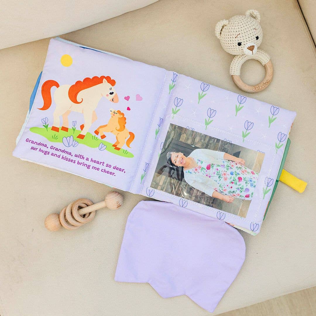Peek-A-Photo - I Love You!  Cloth Photo Book
