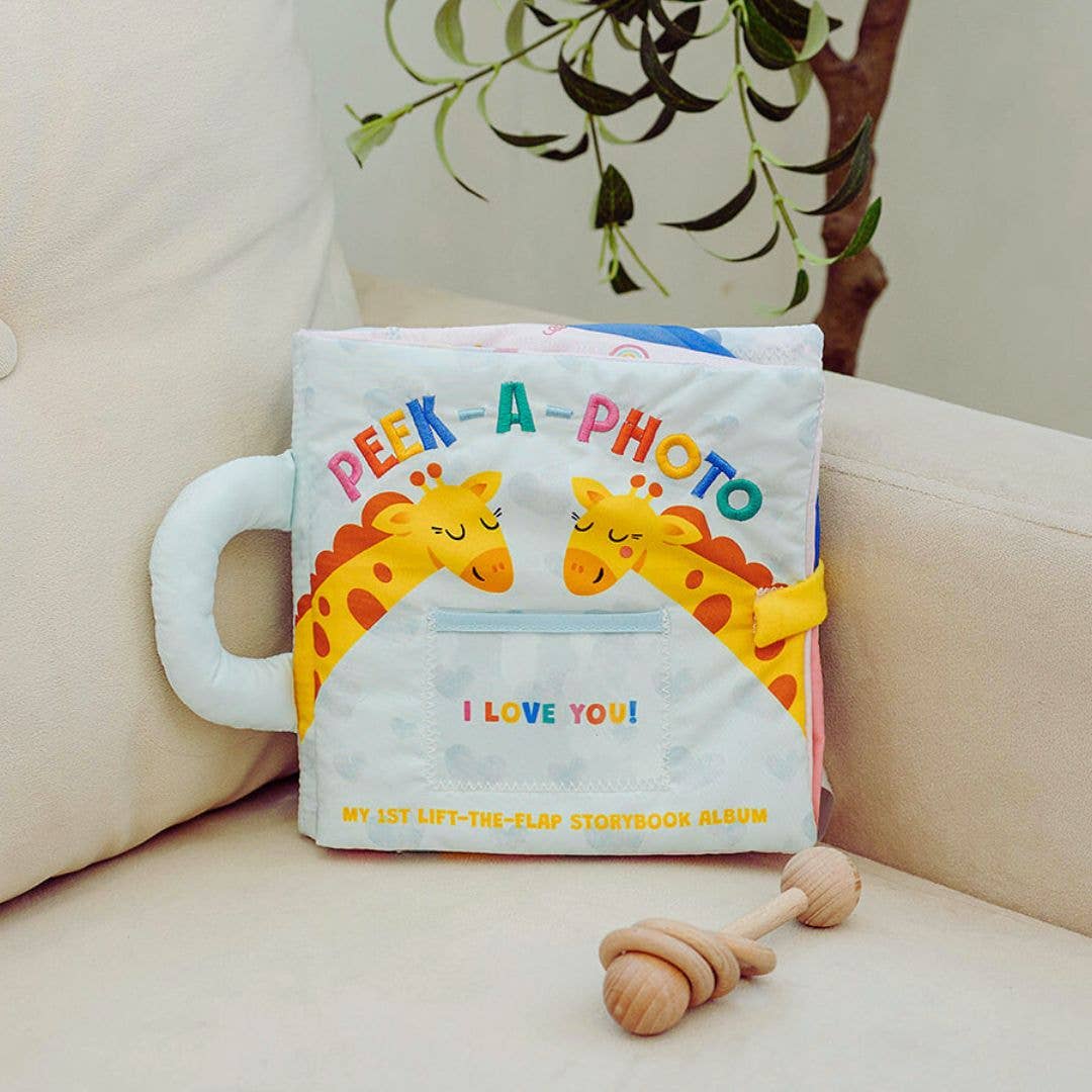 Peek-A-Photo - I Love You!  Cloth Photo Book