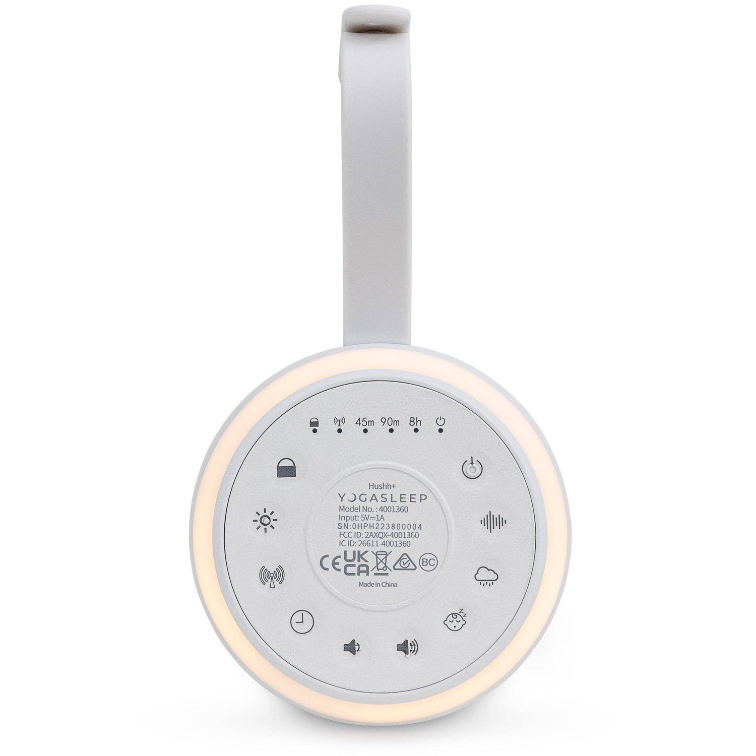 Hushh®+ Travel Sound Machine with Wireless Speaker and Night Light