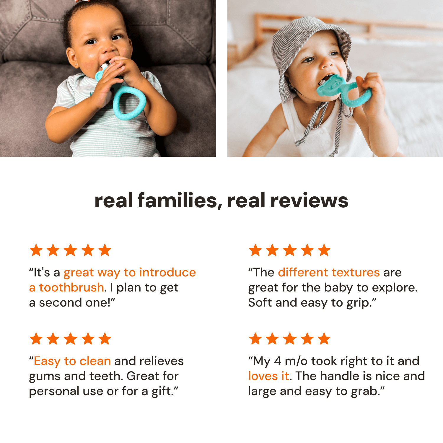 Oogiebear 360˚ baby teether