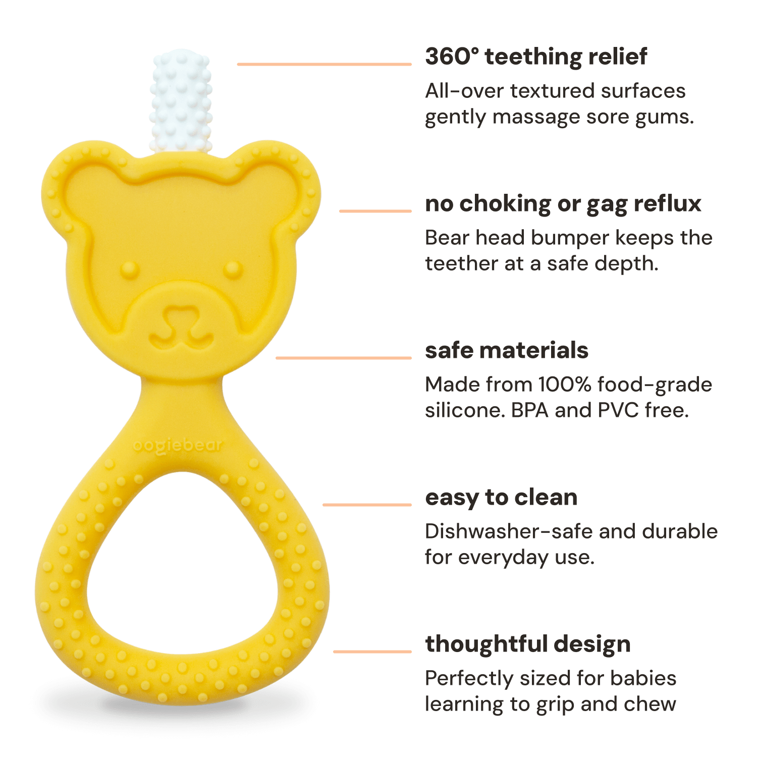 Oogiebear 360˚ baby teether
