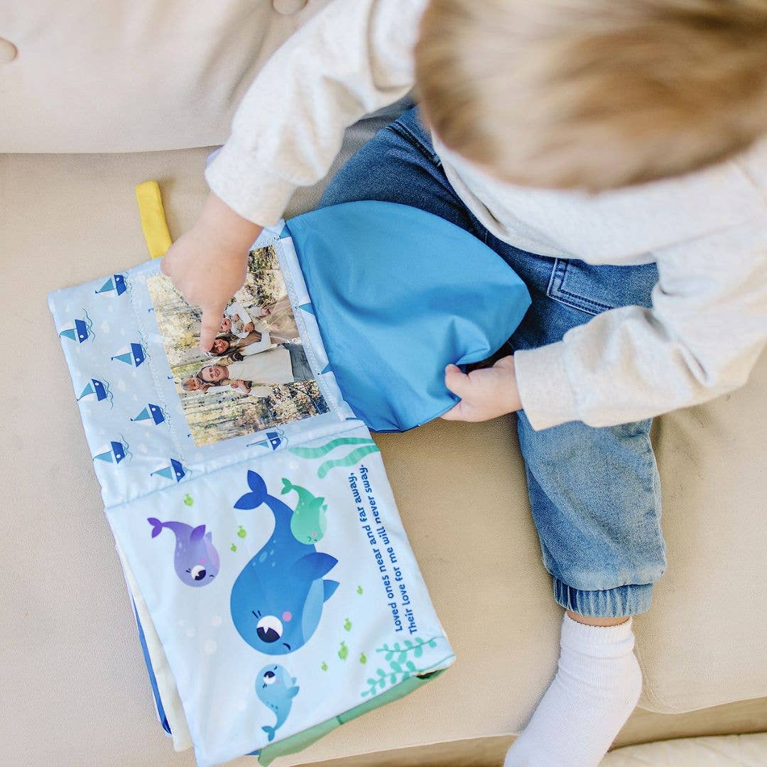 Peek-A-Photo - I Love You!  Cloth Photo Book