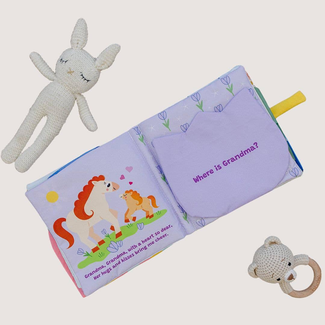 Peek-A-Photo - I Love You!  Cloth Photo Book