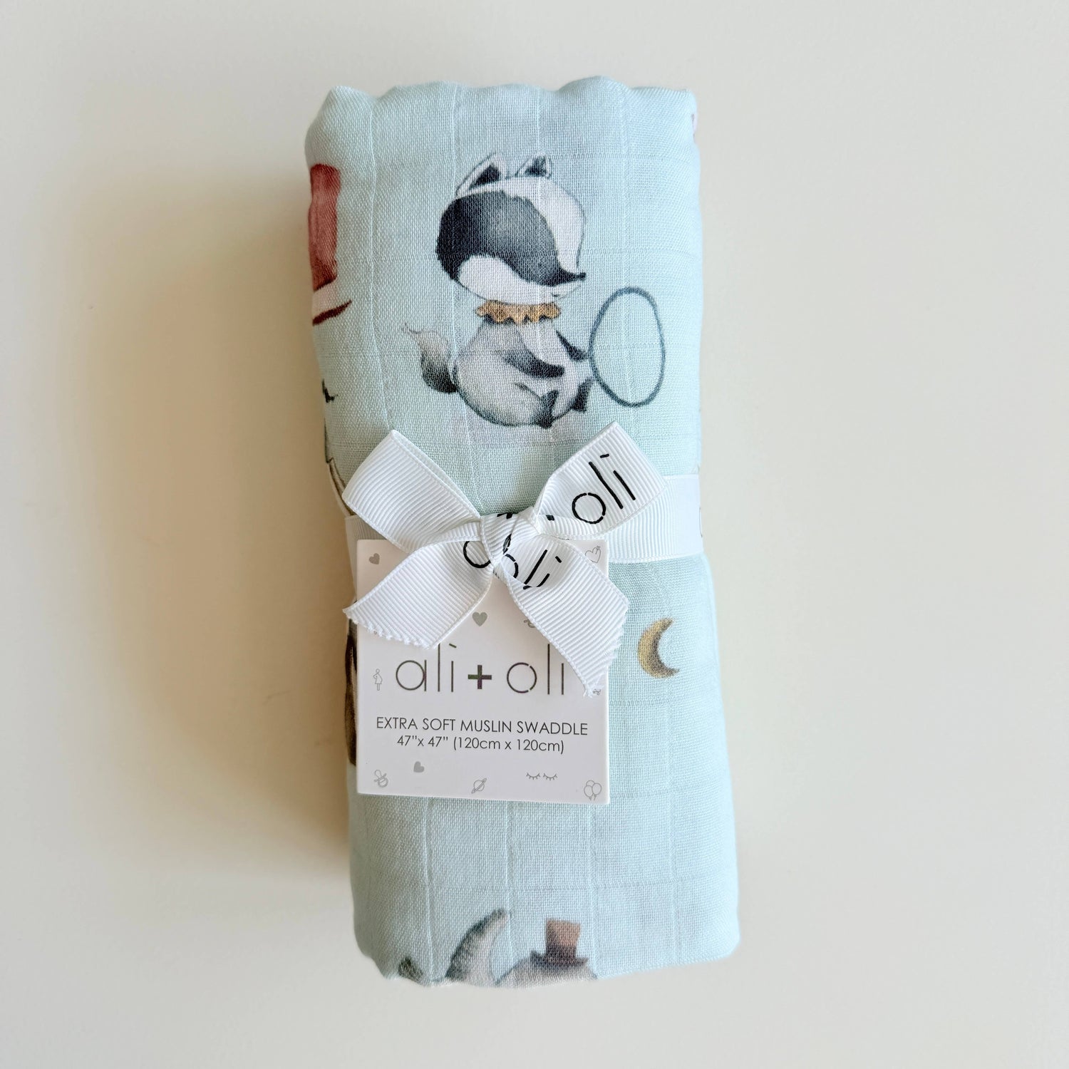 Circus Bamboo Muslin Swaddle Blanket